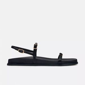 ZARA satin effect sandals